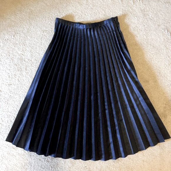 Navy Blue pleated skirt from Banana Republic - Picture 2 of 2